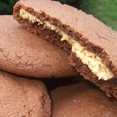 Peanut Butter-Filled Chocolate Cookies