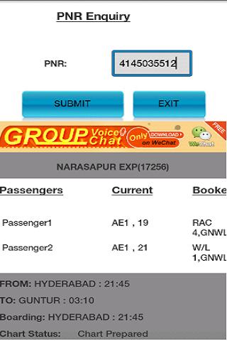 Pnr Status