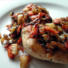 Chicken With Lemon and Basil (Kotopoulo Lemonato)