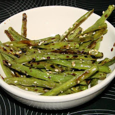 Asian Sesame Roasted Green Beans