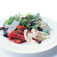 Roasted Red Bell Pepper and Fennel Salad