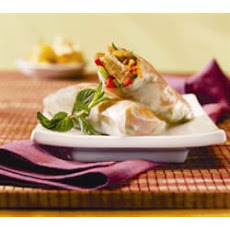 Asian Veggie Patties Spring Rolls