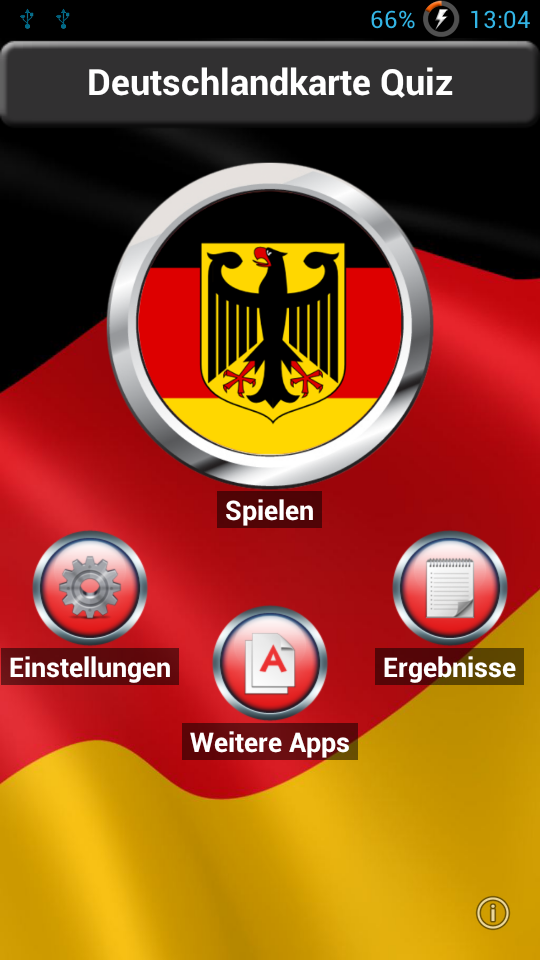 Android application Germany Map Quiz screenshort