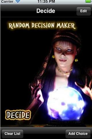 iDecide Decision Maker