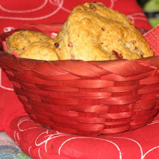 Salami and Scallion Biscuits