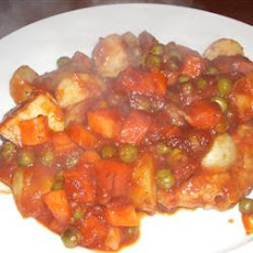 One Skillet Pork Supper