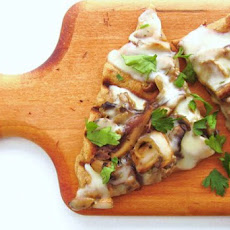 Grilled Mushroom and Taleggio Pizza