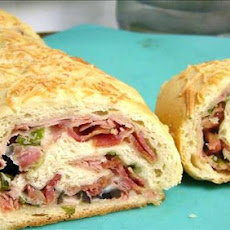 Kelly's Spiral Ham & Swiss Strombolis