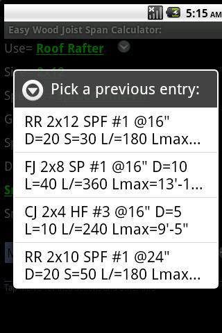 【免費生產應用App】Wood Joist Span Calculator-APP點子