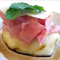 Grilled Pear and Prosciutto Starter