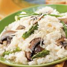 Asparagus and Mushroom Risotto