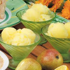 Gingered Pear Sorbet
