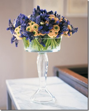 ranunculus and muscari