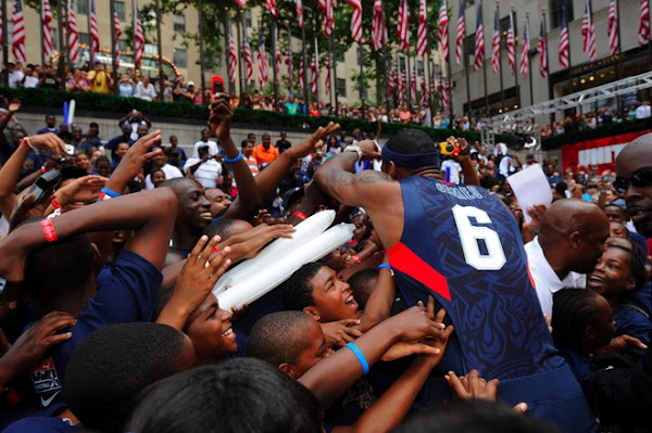LeBron James and USA Basketball Take Over New York City