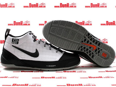 Another Look at the White/Black Mandarin LBJ Ambassador nike zoom lebron ambassador gr black white grey 5 02 Another Look at the White/Black Mandarin LBJ Ambassador