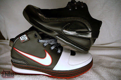 White/Black Varsity Red LeBron VI Sample Showcase nike zoom lebron 6 gr black white red 7 10 White/Black Varsity Red LeBron VI Sample Showcase