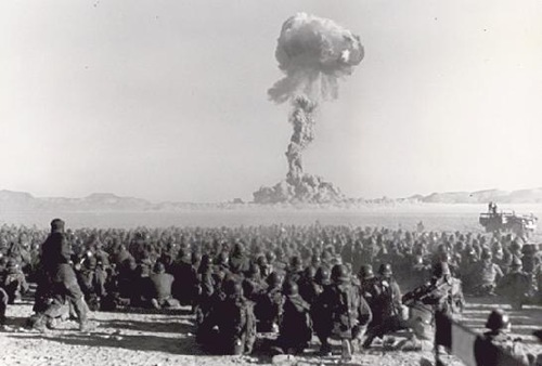 nuke explosion. to a nuclear explosion at