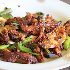 Stir-fried Tripe with Chili Bean Paste
