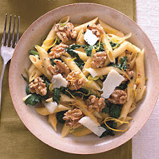 Penne with Broccoli Rabe, Walnuts, and Pecorino