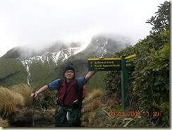 At a junction with well-marked DOC directions