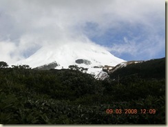Some glimpse of Taranaki. To get a full view of Taranaki without the clouds is a jackpot.