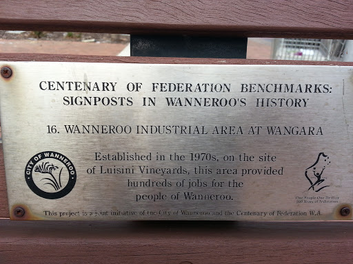 Wanneroo Centennial Plaque - Industrial Area