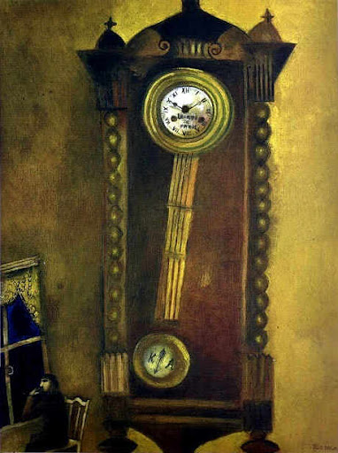 Chagall, clock