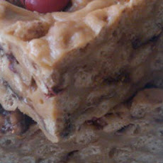 Peanut Butter Cheerio Bars with M&M's