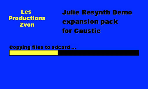 Julie Resynth demo for Caustic