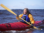 Dorothy paddling hard to catch a ride.