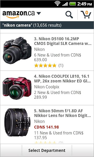 amazon-mobile for android screenshot