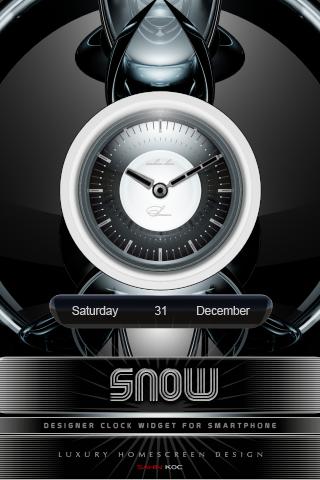 【免費生活App】雪時鐘部件-APP點子