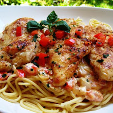 Chicken With Tomato Basil Cream Sauce