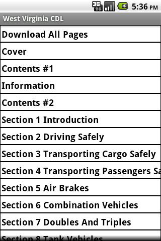 West Virginia CDL Manual