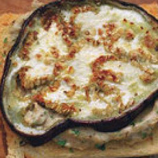 Open-Face Creamy Eggplant Sandwiches