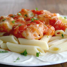 Pasta With Tomato and Mozzarella