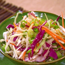 Edamame and Scallion Slaw with Orange Lime Dressing