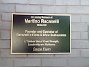 Racanelli Memorial Plaque
