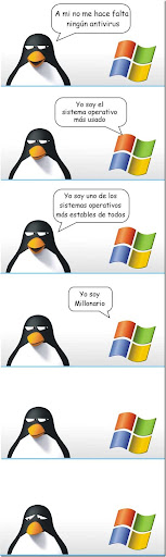 wallpaper linux vs windows. Linux vs Windows Round 2
