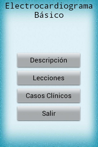 Android application Electrocardiograma PRO screenshort