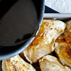 Roasted Bourbon-Glazed Chicken Breasts