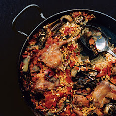 Paella with Rabbit and Artichokes