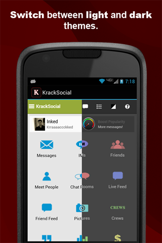 kracksocial-meet-sexy-people for android screenshot