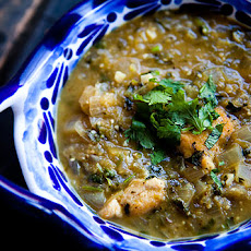Tomatillo Chicken Stew