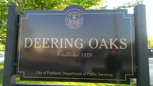 Deering Oaks Entrance