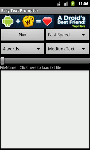 Easy Text Prompter