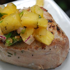 Yellowfin Tuna With Fresh Pineapple Salsa