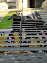 京都競馬場 ディープインパクトの階段
