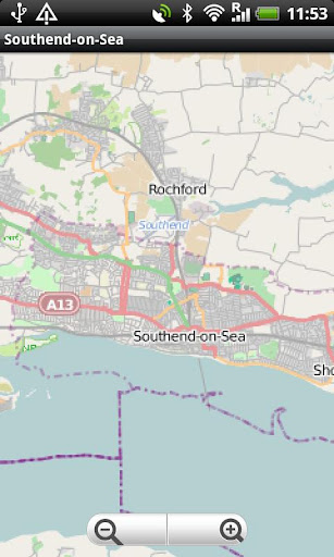 Southend-on-Sea Street Map