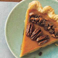 Butter Pecan Toffee Pumpkin Pie